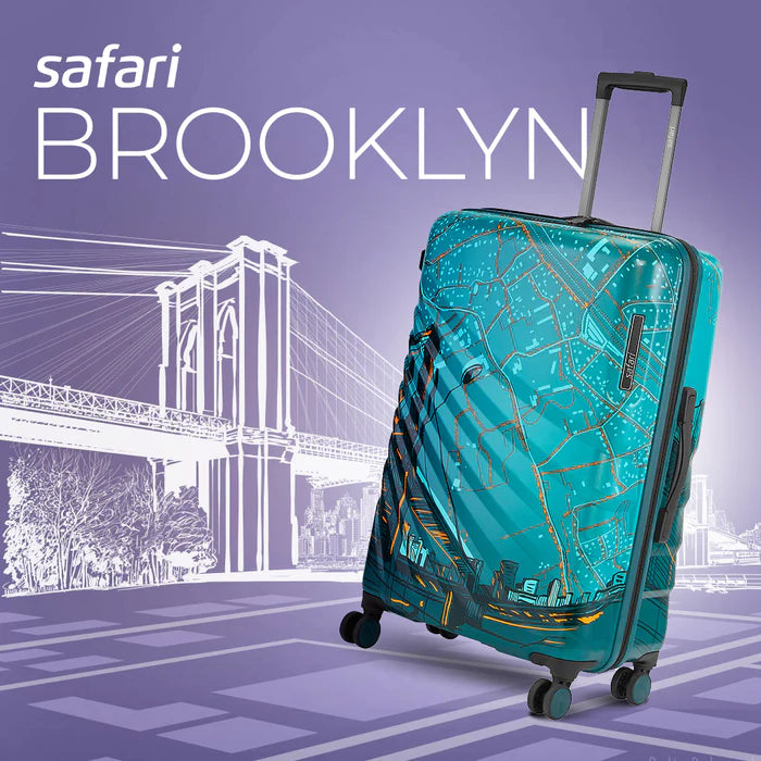 Safari Brooklyn Printed Teal Trolley