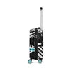 WANDERLUST BLACK WHITE HARD CASE LUGGAGE TROLLEY BAG