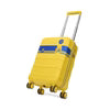 WHISTLE PODU YELLOW HARD CASE LUGGAGE TROLLEY BAG